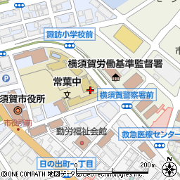 横須賀市立諏訪幼稚園周辺の地図
