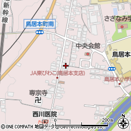 滋賀県彦根市鳥居本町1680周辺の地図