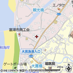 千葉県富津市岩瀬877周辺の地図