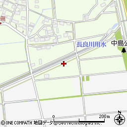 岐阜県海津市平田町勝賀1148周辺の地図