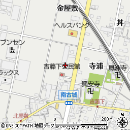 愛知県一宮市明地南古城68周辺の地図