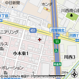 ナカノ精工株式会社周辺の地図