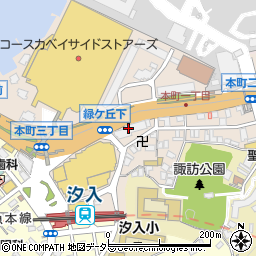 バーミヤン 横須賀ベイスクエア店周辺の地図