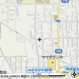 神奈川県小田原市鴨宮609周辺の地図