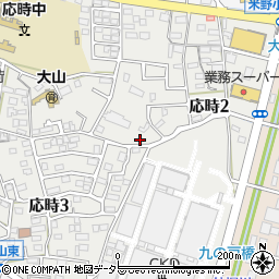 愛知県小牧市応時2丁目98周辺の地図