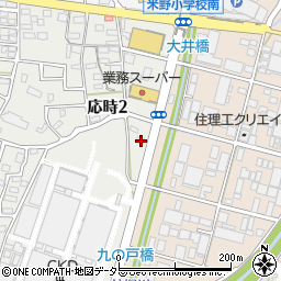 愛知県小牧市応時2丁目226周辺の地図