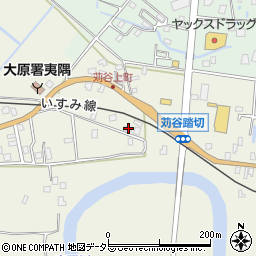 千葉県いすみ市苅谷1061周辺の地図