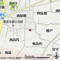愛知県一宮市丹陽町重吉東高代308周辺の地図