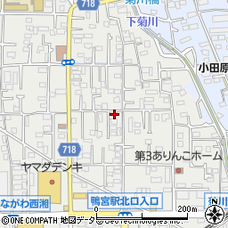 神奈川県小田原市鴨宮390周辺の地図