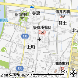 愛知県一宮市萩原町萩原替土1327周辺の地図