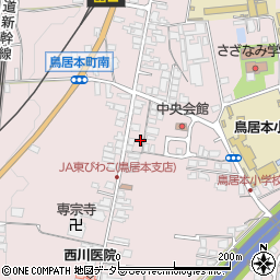 滋賀県彦根市鳥居本町1652周辺の地図