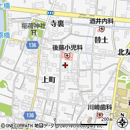 愛知県一宮市萩原町萩原替土1325周辺の地図