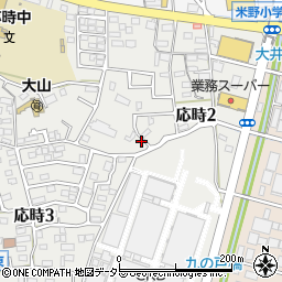 愛知県小牧市応時2丁目111周辺の地図