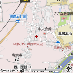 滋賀県彦根市鳥居本町1650周辺の地図