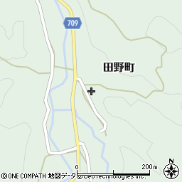 京都府綾部市田野町岡倉41周辺の地図