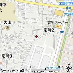 愛知県小牧市応時2丁目116周辺の地図