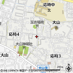 愛知県小牧市応時4丁目129周辺の地図