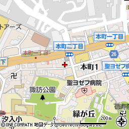 横須賀市本町介護相談センター周辺の地図