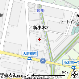 福田三商株式会社　小牧営業所周辺の地図