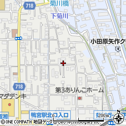 神奈川県小田原市鴨宮416周辺の地図