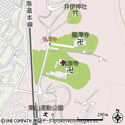 彦根・清涼寺周辺の地図