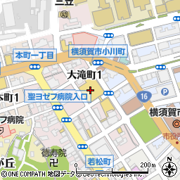 株式会社羽床総本店さいか屋　横須賀店周辺の地図