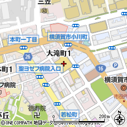 セリアさいか屋横須賀店周辺の地図