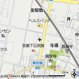 愛知県一宮市明地南古城72周辺の地図