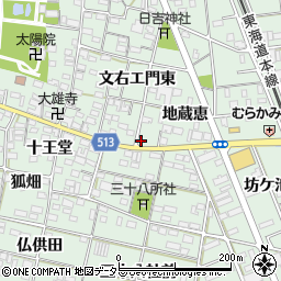 愛知県一宮市大和町妙興寺地蔵恵93周辺の地図