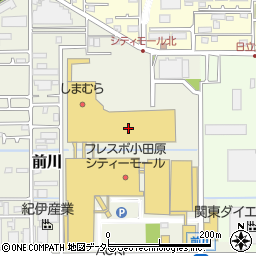 ハニーズ小田原シティーモール店周辺の地図