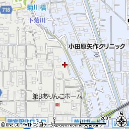 神奈川県小田原市鴨宮377-4周辺の地図