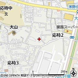 愛知県小牧市応時2丁目88周辺の地図