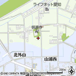 愛知県一宮市東加賀野井周辺の地図