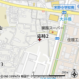 愛知県小牧市応時2丁目142周辺の地図