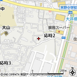 愛知県小牧市応時2丁目127周辺の地図