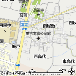 重吉本郷公民館周辺の地図