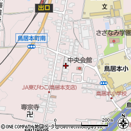 滋賀県彦根市鳥居本町1648周辺の地図