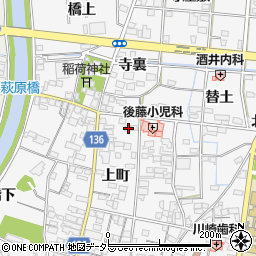 愛知県一宮市萩原町萩原替土1320周辺の地図