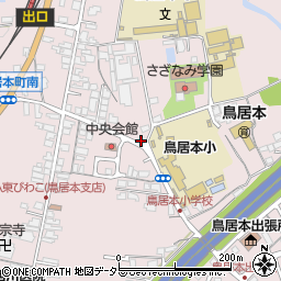 滋賀県彦根市鳥居本町1597-1周辺の地図