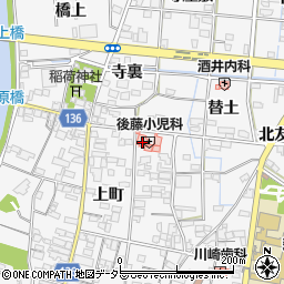 愛知県一宮市萩原町萩原替土1322周辺の地図