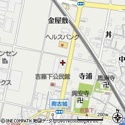 愛知県一宮市明地南古城75周辺の地図