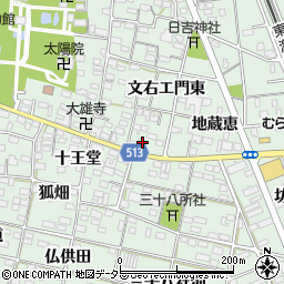 愛知県一宮市大和町妙興寺地蔵恵113周辺の地図