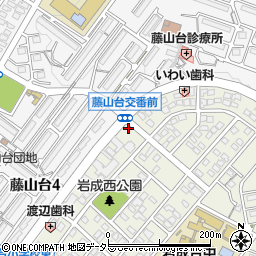中日新聞藤山台専売店周辺の地図