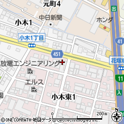 トーホク名古屋営業所周辺の地図