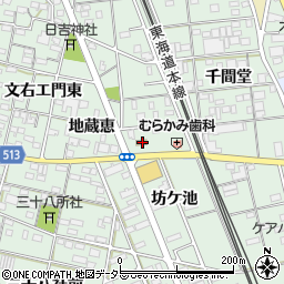 愛知県一宮市大和町妙興寺地蔵恵78周辺の地図