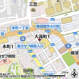 ＮＴＴル・パルク清和横須賀大滝町第１駐車場周辺の地図