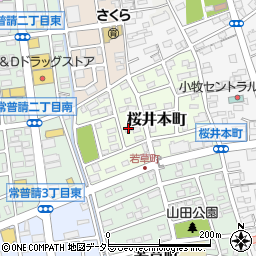 杉村電気工事周辺の地図