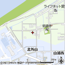愛知県一宮市東加賀野井江西37周辺の地図