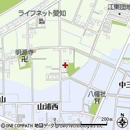 愛知県一宮市東加賀野井江西129周辺の地図