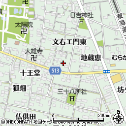 愛知県一宮市大和町妙興寺地蔵恵105周辺の地図